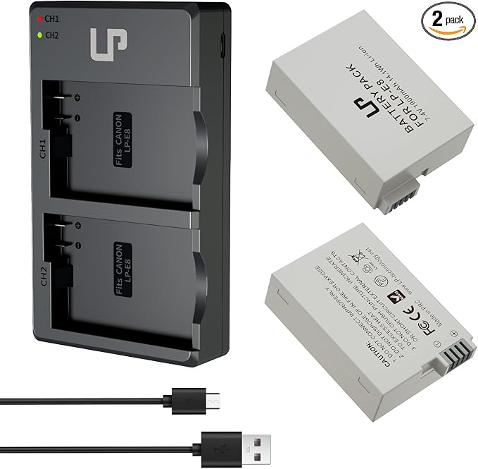 LP LP-E8 Battery Charger Pack, Compatible by LP