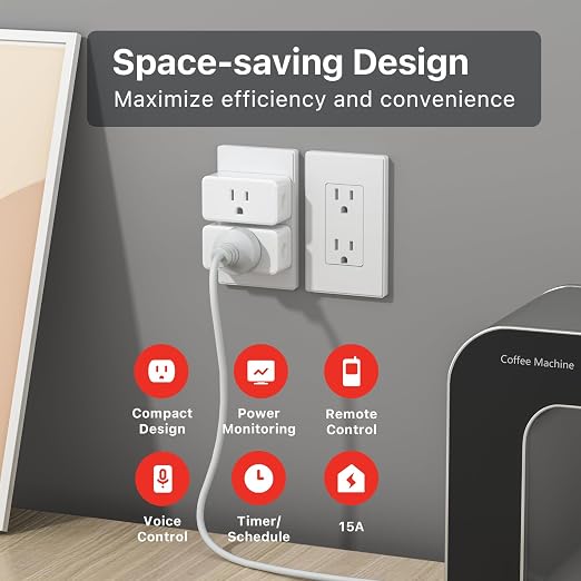 THIRDREALITY Smart Plug Gen3, Precise Real-time Power Monitoring, 15A Outlet - Image 3