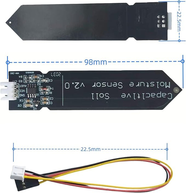 10Pcs 3.3V Capacitive Soil Moisture Sensor Module | Compatible - Image 2