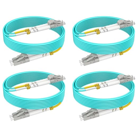 OM3 Fiber LC to LC Patch Cable Multimode 26ft/8m, MM Fiber Optic Patch Cable by RamboCables