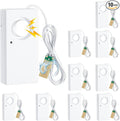 Hoteam 10 Pcs Water Sensor Alarm Leak Detector 120db Water Leak Alarm 9v by Hoteam