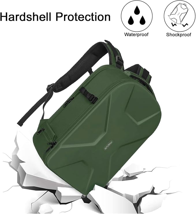 MOSISO Camera Backpack, DSLR/SLR/Mirrorless Photography Camera Bag Full Open - Image 3