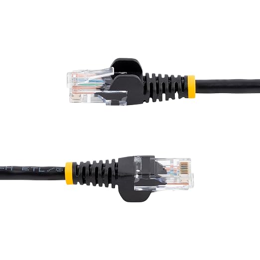 STARTECH.COM 6 FT Black SNAGLESS CAT5E Patch Cable - Image 3