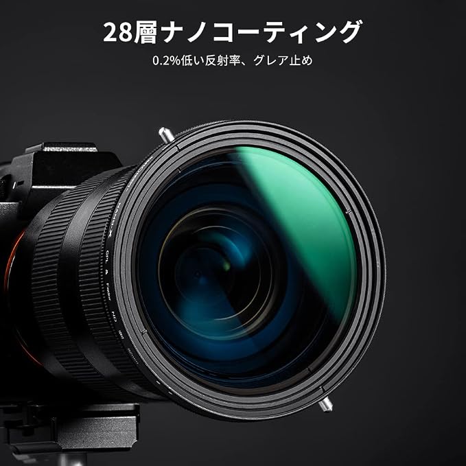 K&F CONCEPT 43mm Variable Fader ND2-ND32 ND Filter and CPL Circular Polarizing - Image 6
