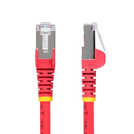 StarTech.com 25ft Red CAT6a Ethernet Cable, Snagless RJ45, 100W PoE++, 27AWG - Image 2