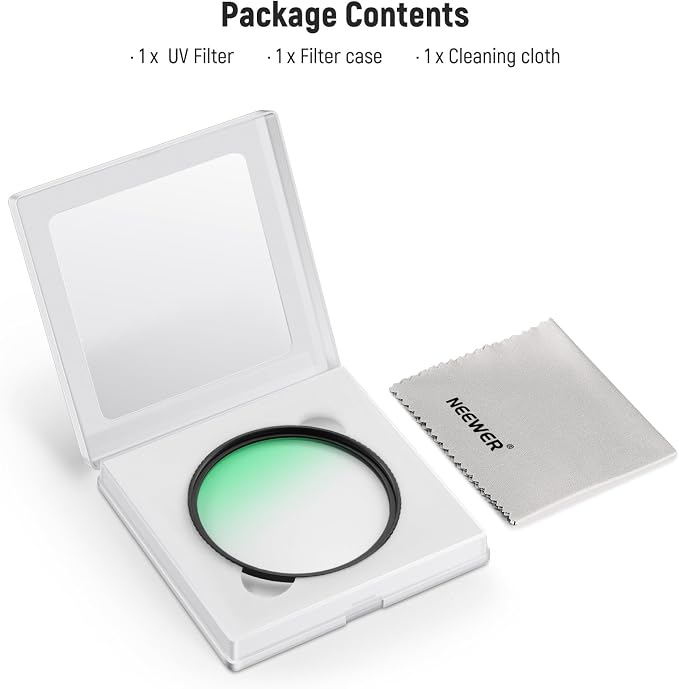 NEEWER 55mm MC UV Protection Filter 24 Layer Multi Resistant Nano Coatings/HD - Image 8
