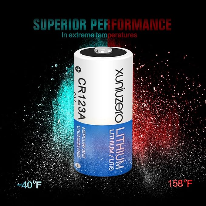 CR123A 3V Batteries Photo Non-Rechargeable Lithium Battery 3 Volt 123 Lithium - Image 5