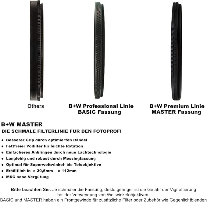 B+W 43mm Master Clear MRC Nano 007M Glass Filter - Image 7