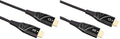 Amazon Basics HDMI Fiber Optic Cable, 18Gbps High-Speed, 48-Bit Color, Slim and by AmazonBasics