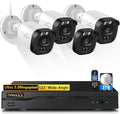 5MP Wired Security Camera System Outdoor, 8CH DVR by OOSSXX