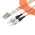 2.5M/8.2FT OM1 Fiber Patch Cable, LC/UPC to FC/UPC, 62.5/125μm, 10GB Multimode by lidkew
