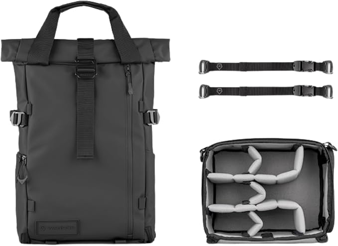 WANDRD PRVKE Rolltop 21L V4 Photography Bundle – Expandable Travel Camera by WANDRD
