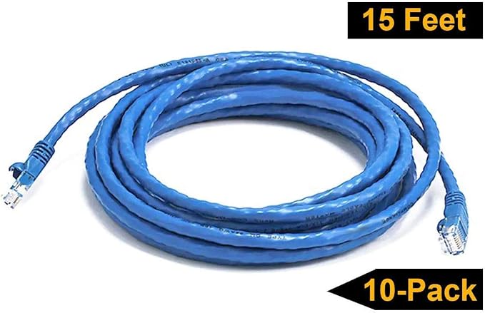 iMBAPrice 50' Cat5e Network Ethernet Patch Cable, 10 Pack - Image 6