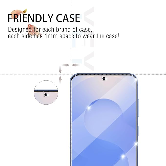 Screen Protector for Samsung Galaxy S25 Plus / S25+, Tempered Glass for Galaxy - Image 5