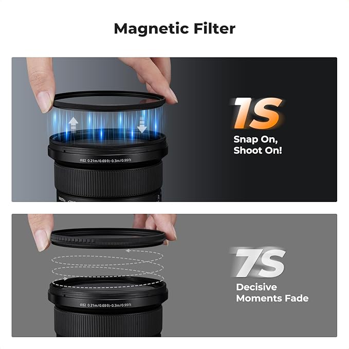 K&F CONCEPT Magnetic 49mm Circular Polarizers Filter - Image 4