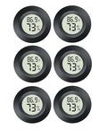JEDEW 6 Pack Hygrometer Thermometer Digital Humidity Meter Indoor/Outdoor by JEDEW