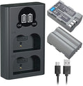 LP EN-EL3e Battery 2-Pack and Charger by LP