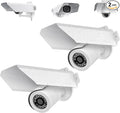 Moxweyeni 2 Pack Universal Metal Security Camera Cover Aluminum Waterproof Sun by Moxweyeni