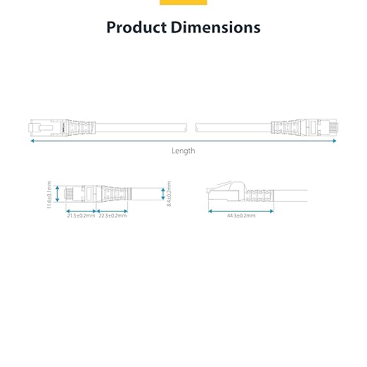 StarTech.com 20ft White CAT8 Ethernet Cable, Snagless RJ45, 100W PoE++ - Image 6