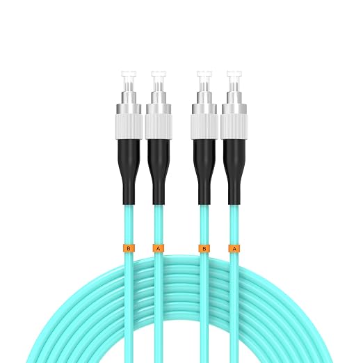 FC/UPC-FC/UPC Fiber Patch Cable OM3 35Meter/115ft 10GB Multimode Jumper Duplex by Buacoz