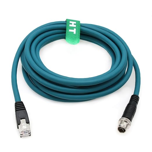 M12 Ethernet 8 Pin X Coded RJ45 CAT7e GigE Cable - Image 7