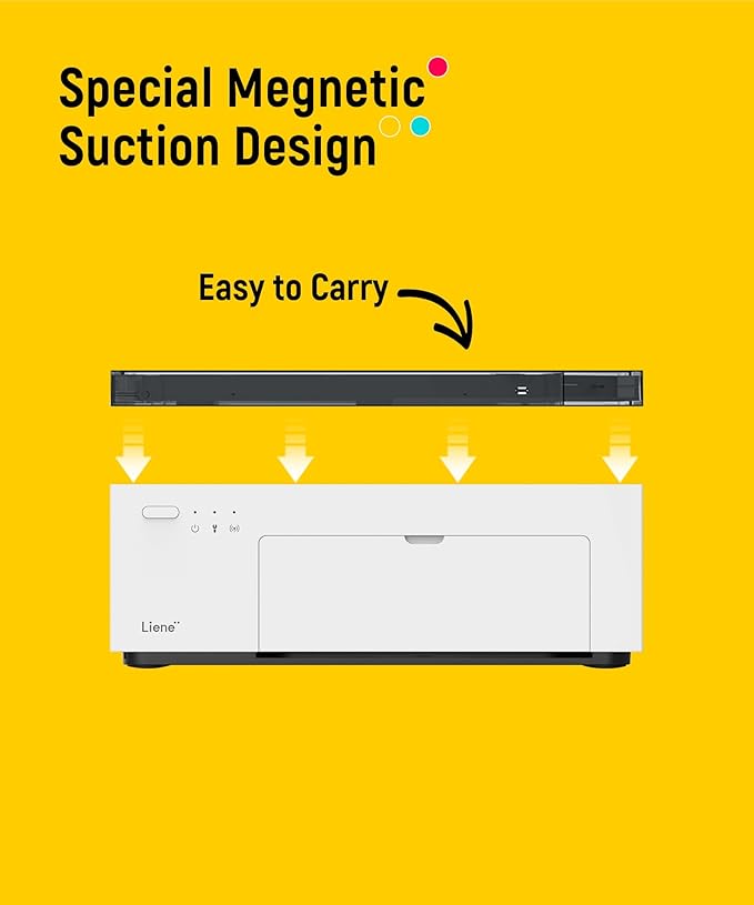 Liene M100 4x6'' Photo Printer, Wi-Fi Picture Printer, 20 Sheets, Full-Color - Image 5