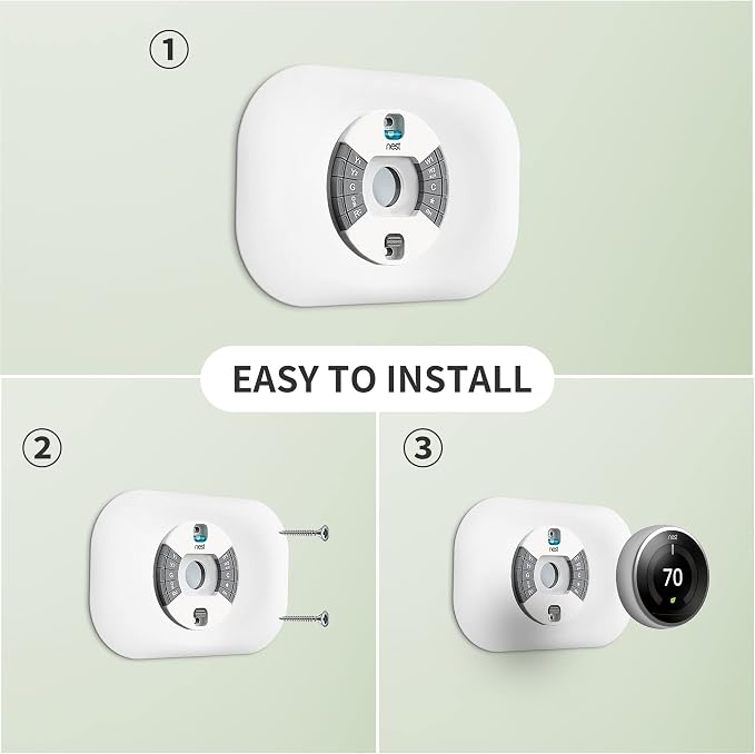 Compatible with Google Nest Thermostat 1st/2nd/3rd Wall Plate Cover - Image 6