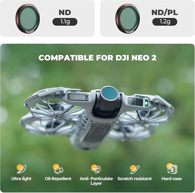 Freewell ND32/PL Filter for DJI Neo 2 - Image 2