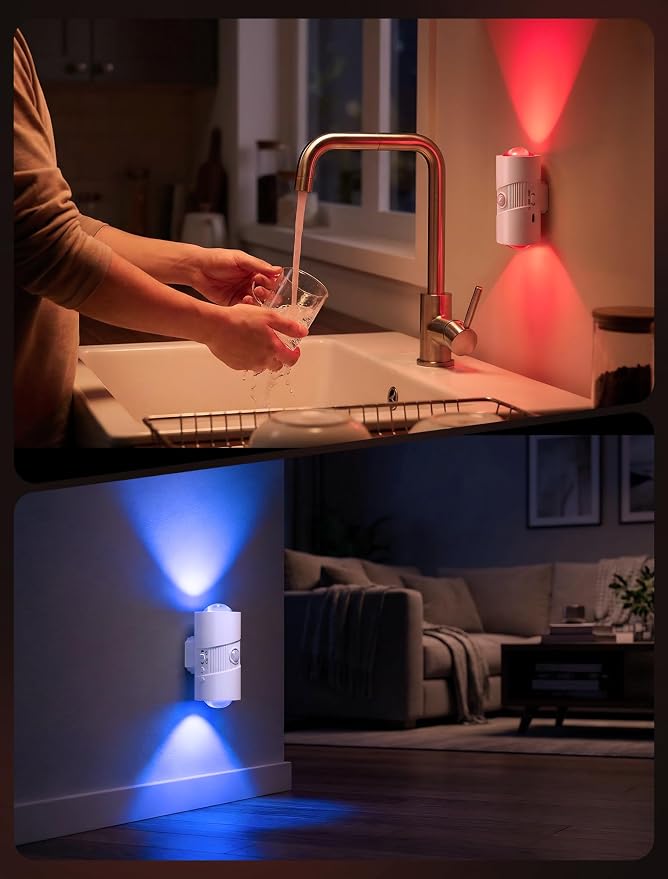 Rechargeable RGB Motion Sensor Night Light, Color Changing LED Night Light - Image 6