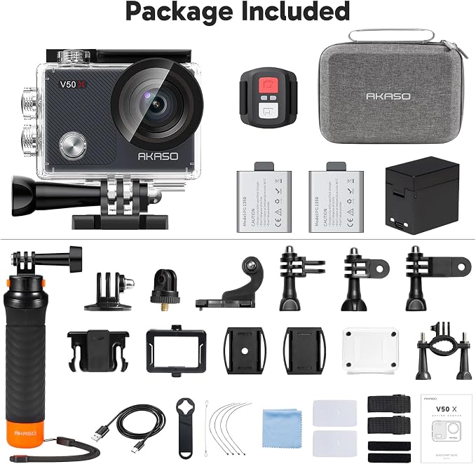 AKASO V50X Native 4K30fps WiFi Action Camera - Image 9