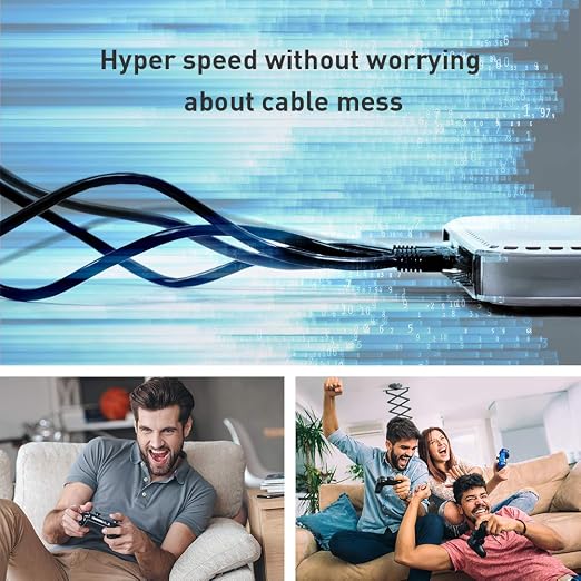 Cat 8 Ethernet Cable, 25ft High Speed Internet Cord, Shielded F/FTP 40Gbps - Image 2