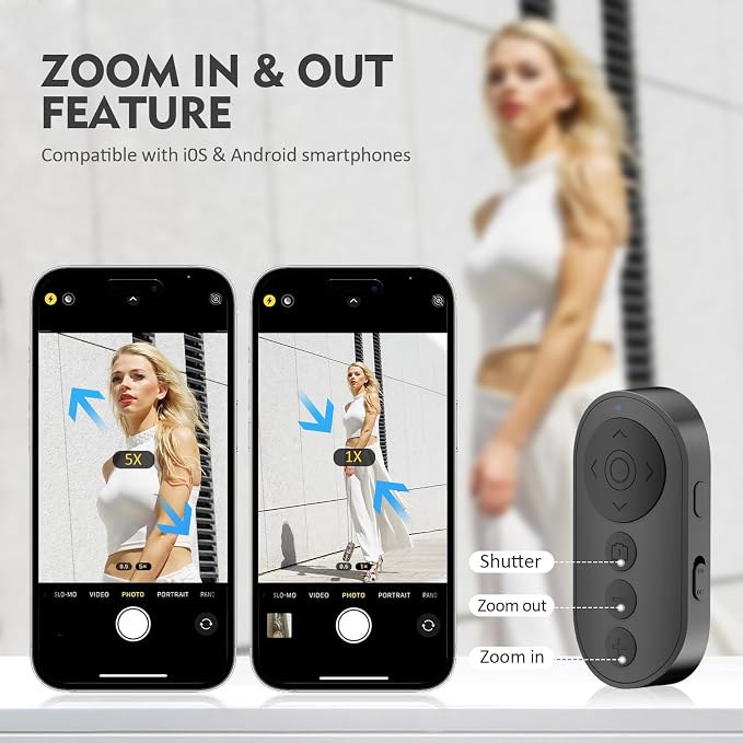 Remote Control for TikTok, Wireless Remote Camera Control Shutter - Image 2
