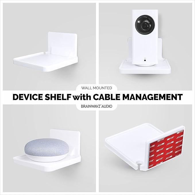 BRAINWAVZ Drill Free Wall Mount Shelf - Image 4