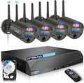 【90 Days Storage & 130° Wide Angle】 Wireless Security Camera System, Wireless by WEILAILIFE