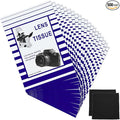 500 Pieces Lens Cleaning Paper Tissue and 2 Double Sided Cleaning Cloth-Lens by Outus