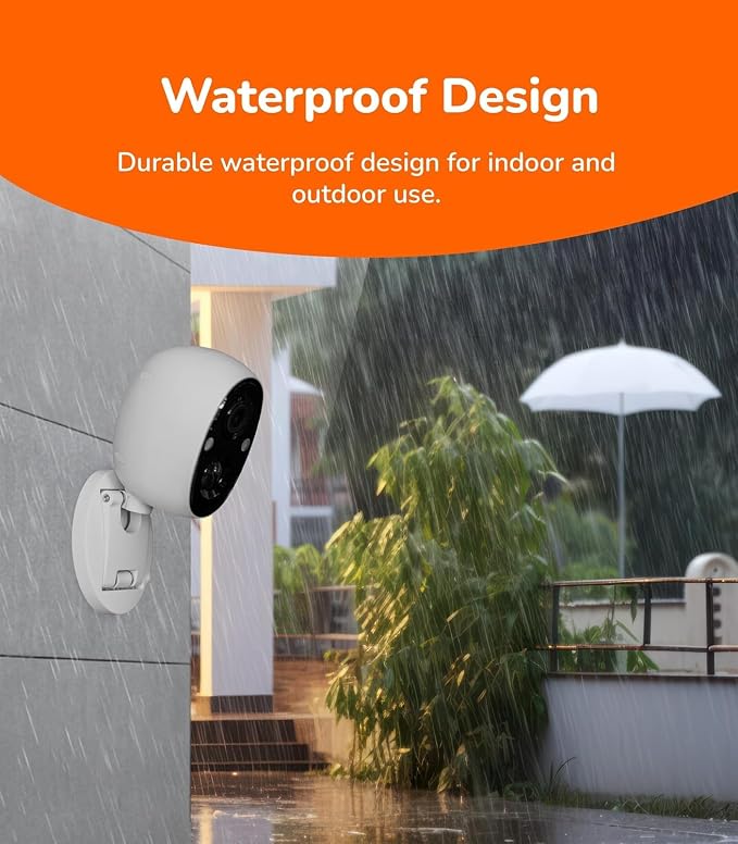 SensForge 2.5K Indoor Outdoor Battery Camera Lite, Dual-Band WiFi, Free AI - Image 8