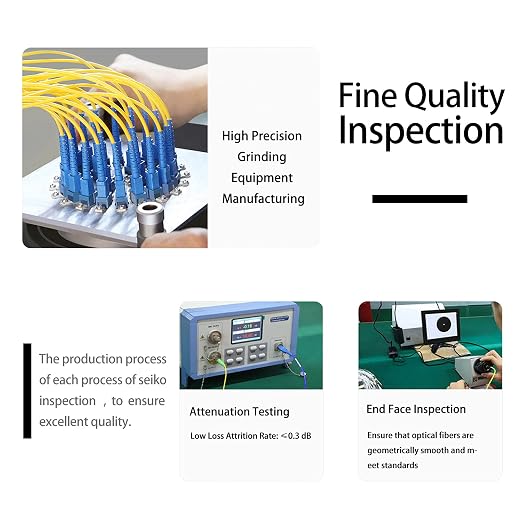 4PACK LC-OM3 6 Pigtail 6 Strand Multimode OM3/OM4 50/125 LC-UPC Fiber Pigtail - Image 4