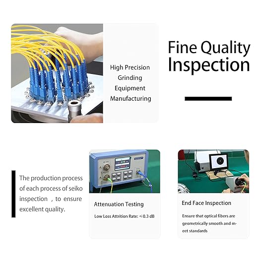 1.5m LC Fiber Pigtail, 6 Color-Coded SingleMode 9/125 LC-UPC Fiber Optic Patch - Image 5
