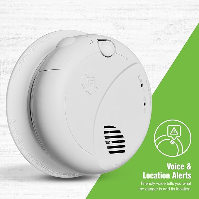 First Alert SMCO100V-AC, Interconnect Hardwire Combination Smoke & Carbon - Image 2