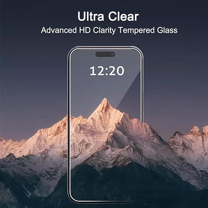 Ailun Screen Protector for iPhone 16 / iPhone 15 / iPhone 15 Pro Display 3 Pack - Image 4