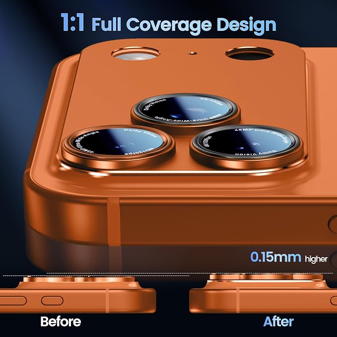 CACOE Camera Lens Protector for iPhone 17 Pro - Image 2