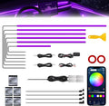 RGB Acrylic Interior Car LED Strip Light by MAODANER