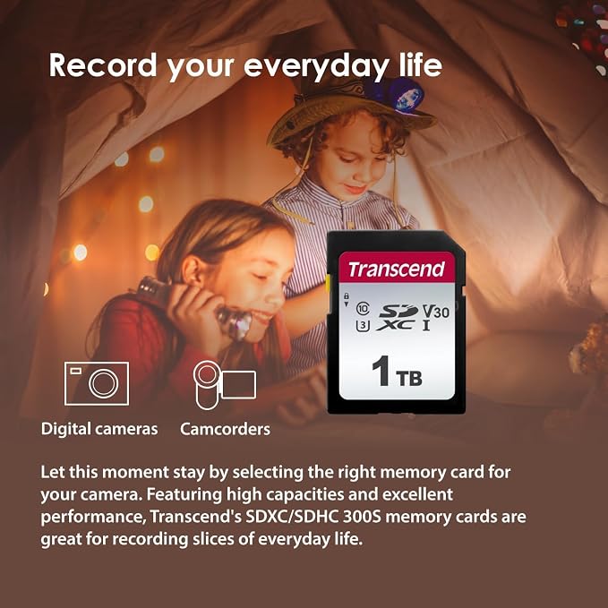 Transcend SDC300S 32GB SDHC SD Card, Compatible - Image 3
