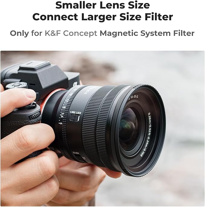 K&F CONCEPT 49-82mm Magnetic Filter Adapter Ring, - Image 2