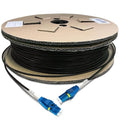 400 Meters Uniboot LC to LC Outdoor Armored Fiber Patch Cable, Low Friction by Bangun