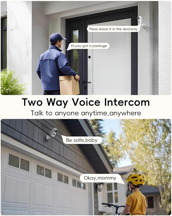 ZUMIMALL Security Cameras Wireless Outdoor, 2 Packs, 2K Cameras - Image 5