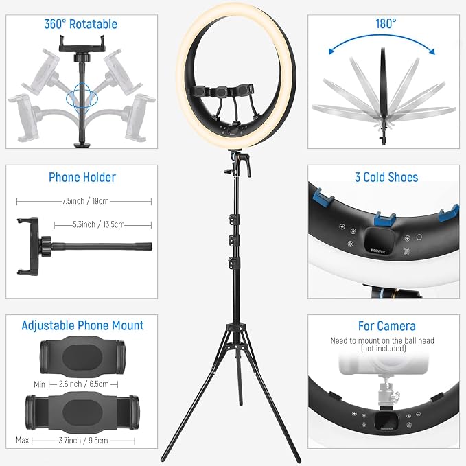 NEEWER Ring Light RP19H 19 Inch - Image 7