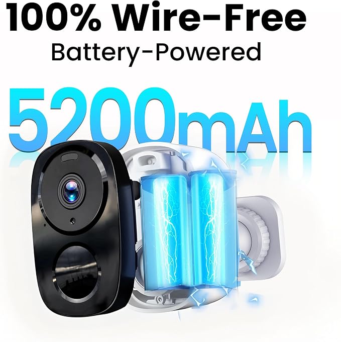 2026 Upgraded 2K Security Cameras Wireless Outdoor, Free Cloud Storage - Image 4