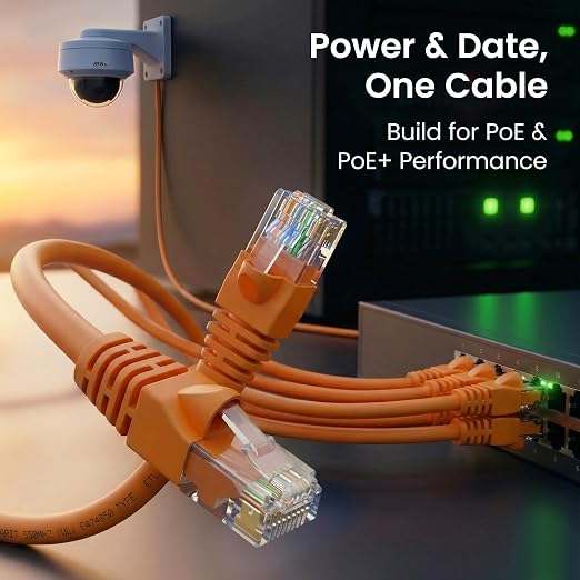 GEARit Cat 6 Patch Cables 1 ft Orange - Image 7