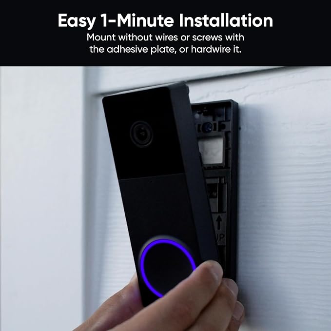WYZE Wireless Duo Cam Video Doorbell, Battery Powered, 2K Full HD Video - Image 7